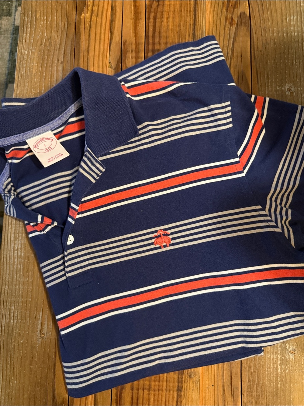 Men's Brooks Brothers Striped Polo Shirt